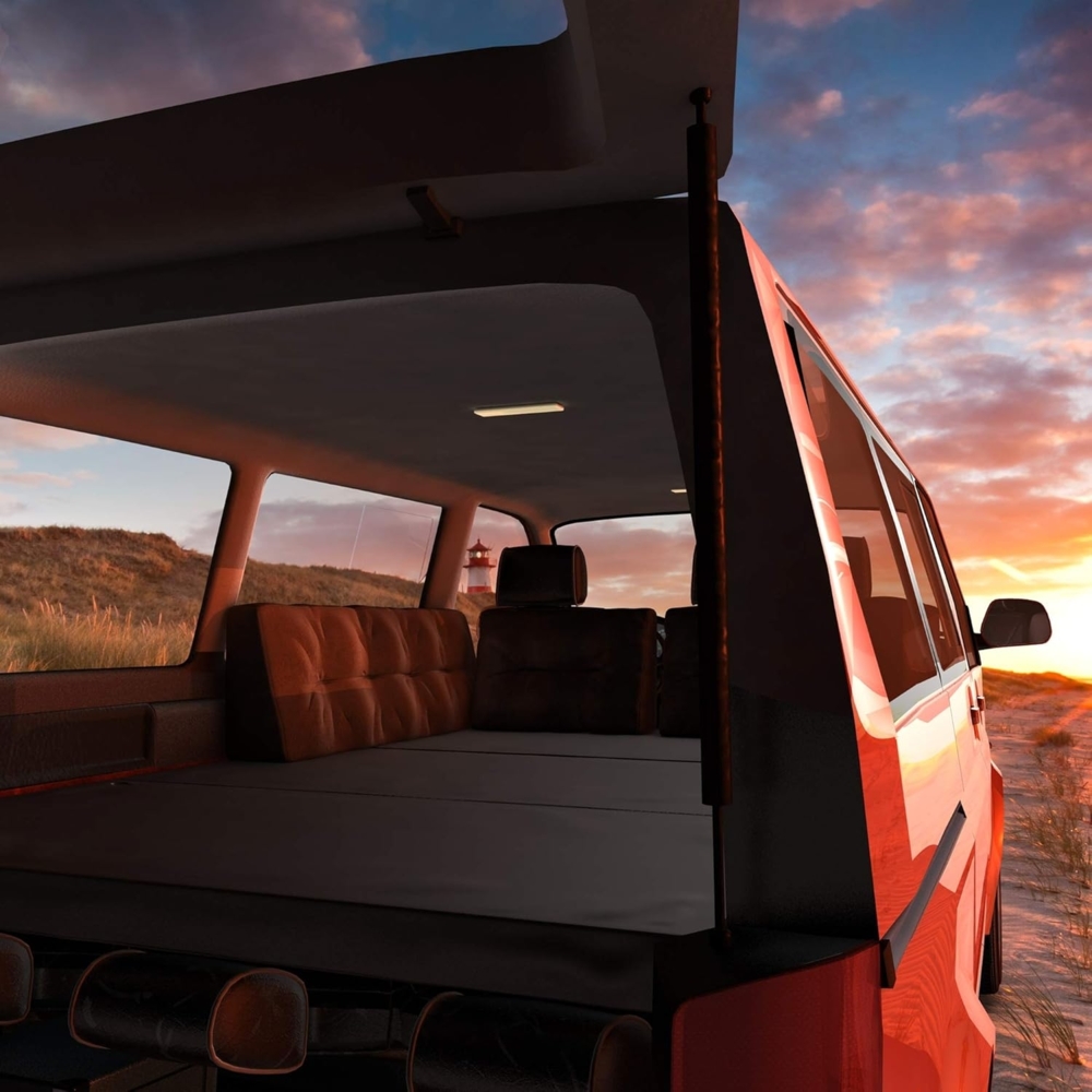 MSS® Klappmatratze für VW mit Tasche (Schwarz) Bild 1