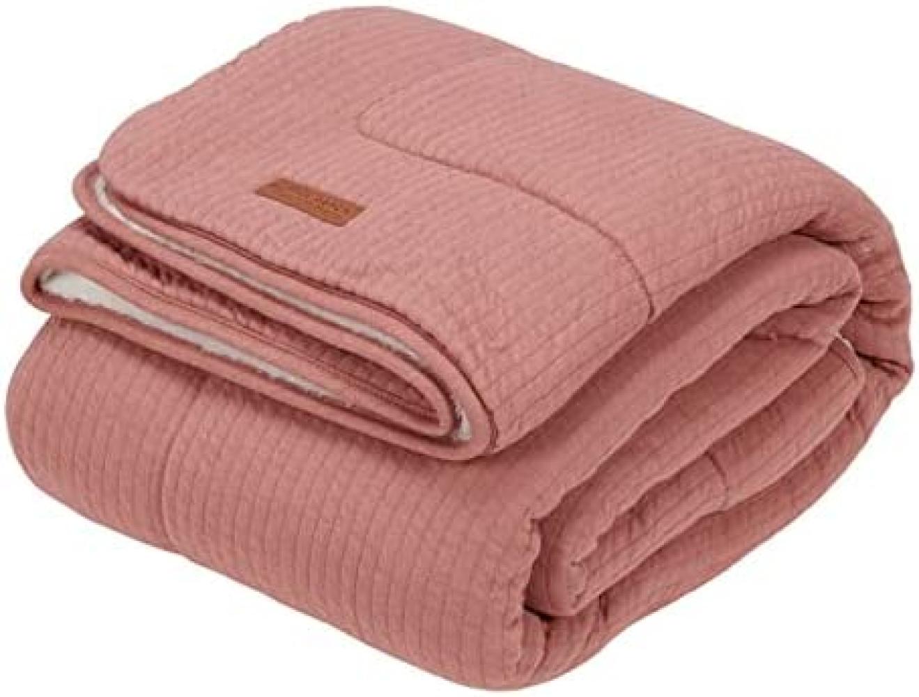 Little Dutch Pure Bettdecke Blush Roze 110x140 Rosa 1 Bild 1