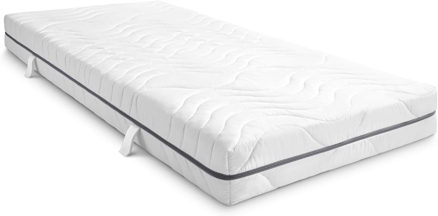 7 Zonen Viskoelastik-Matratze Sleezzz Smart 80 x 200 cm, Höhe 18 cm, Härtegrad H2+H3 mit Air Memoryschaum Bild 1