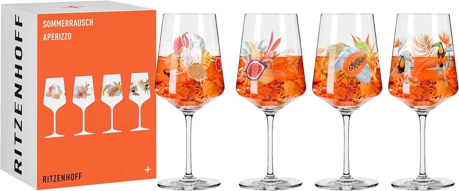 Ritzenhoff 6051004 Aperitifglas 4er-Set F24 SOMMERRAUSCH Aperizzo Theresa Kuhlmann, Ramona Richter 2024 Bild 1