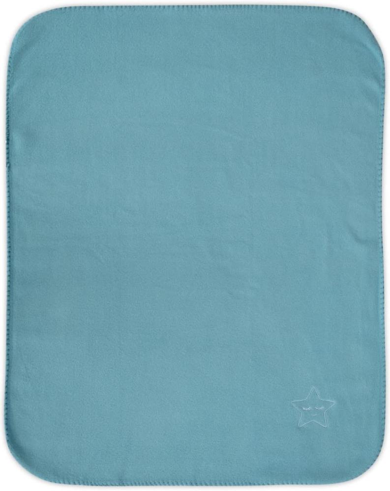 Lorelli Babydecke Polar Größe 75 x 100 cm, Kuscheldecke, Polyester, ab Geburt türkis Bild 1