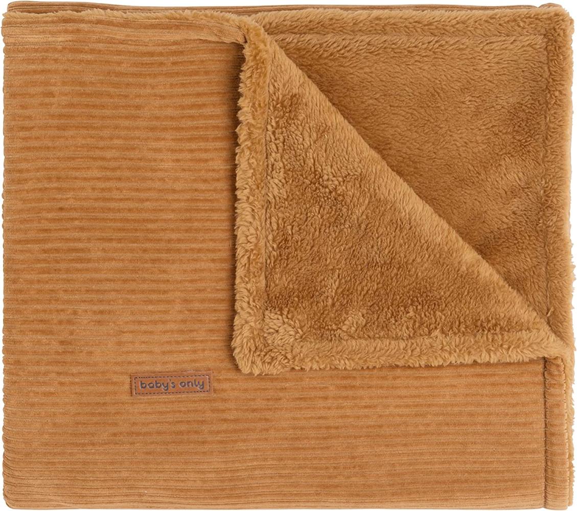 Baby's Only Babydecke teddyfutter Sense caramel Sense Jungs,Mädchen 70 x 95 cm Braun Bild 1