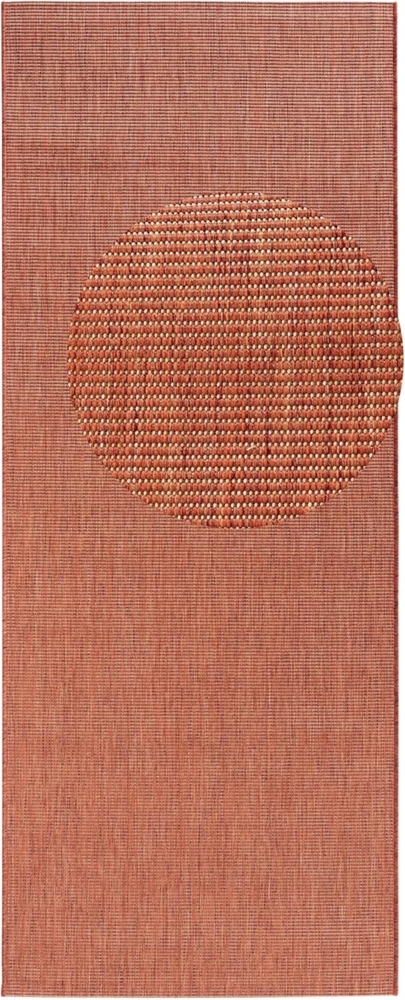 In- & Outdoorteppich Match terracotta - 80x200x0,8cm Bild 1