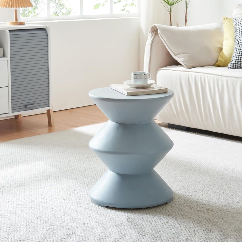 Beistelltisch Kyppeslo 47xØ37 cm Hellblau [en. casa] Bild 1