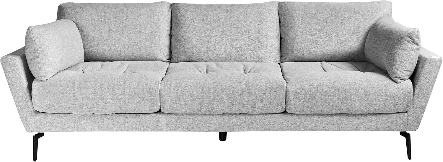 4-Sitzer Sofa Stoff grau NENOLA Bild 1