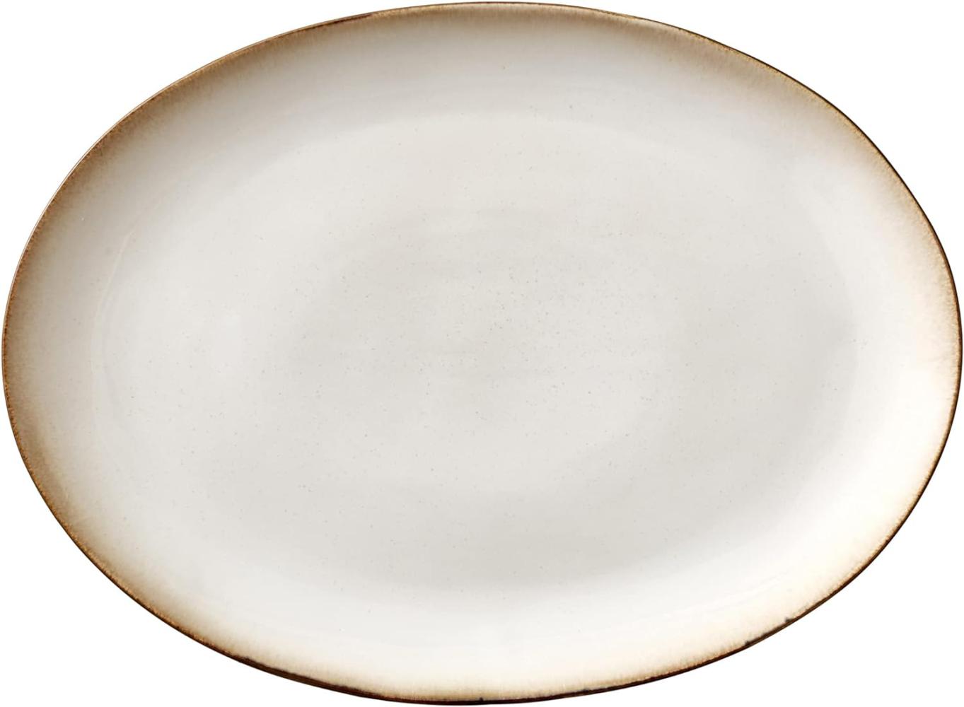 Bitz Servierplatte oval grey/cream 45 x 34 cm Bild 1