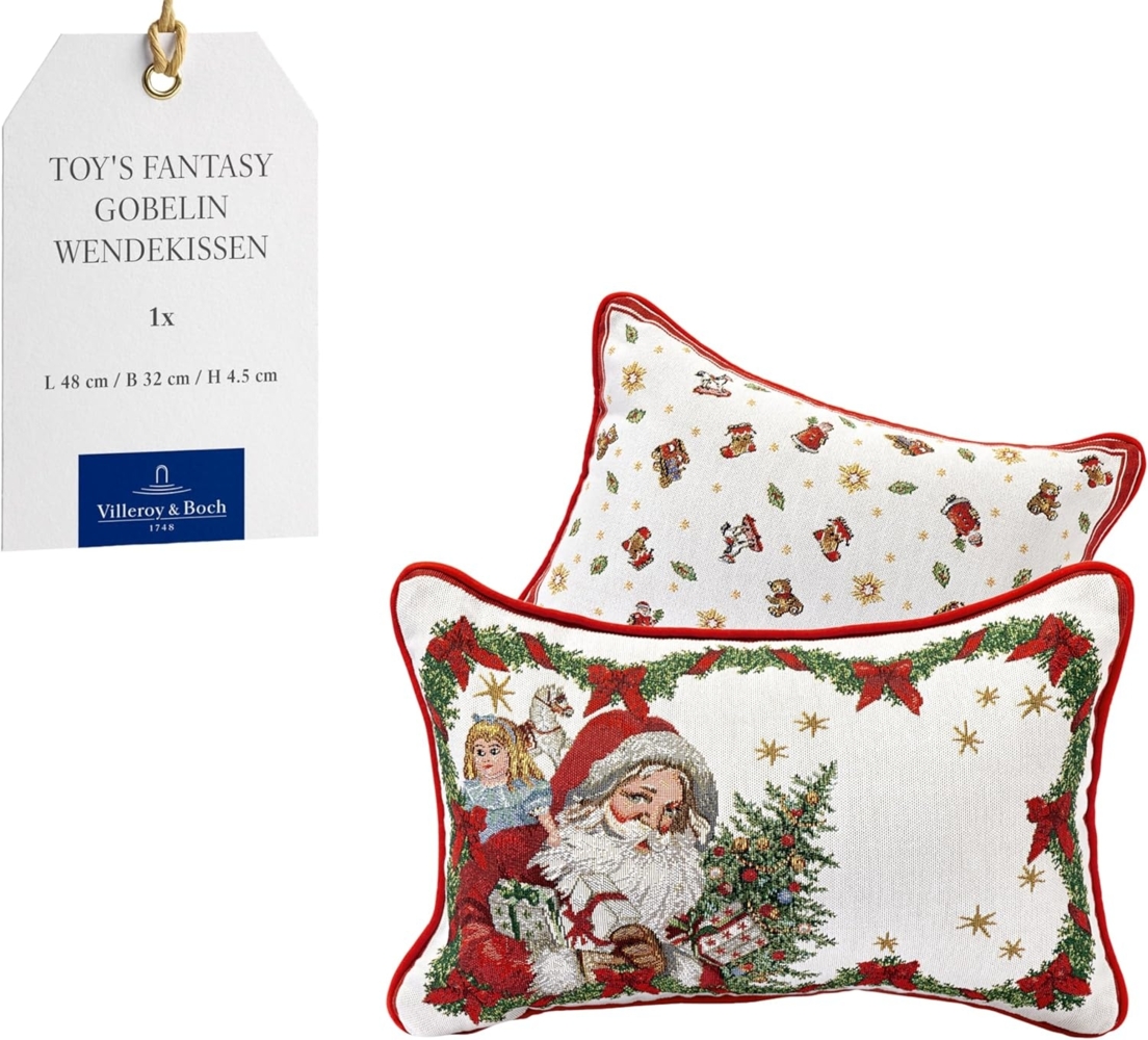 Villeroy & Boch Toy's Fantasy Gobelin Wendekissen Santa Bild 1