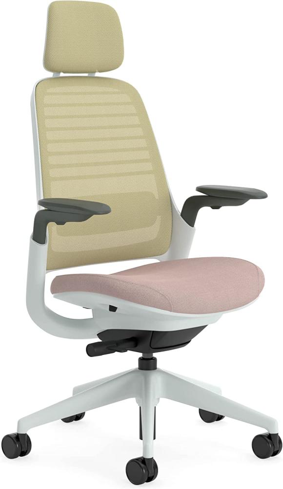 Steelcase Series 1 with headrest Bürostuhl, Plastic, Linse, 66 x 64 x 112 Bild 1