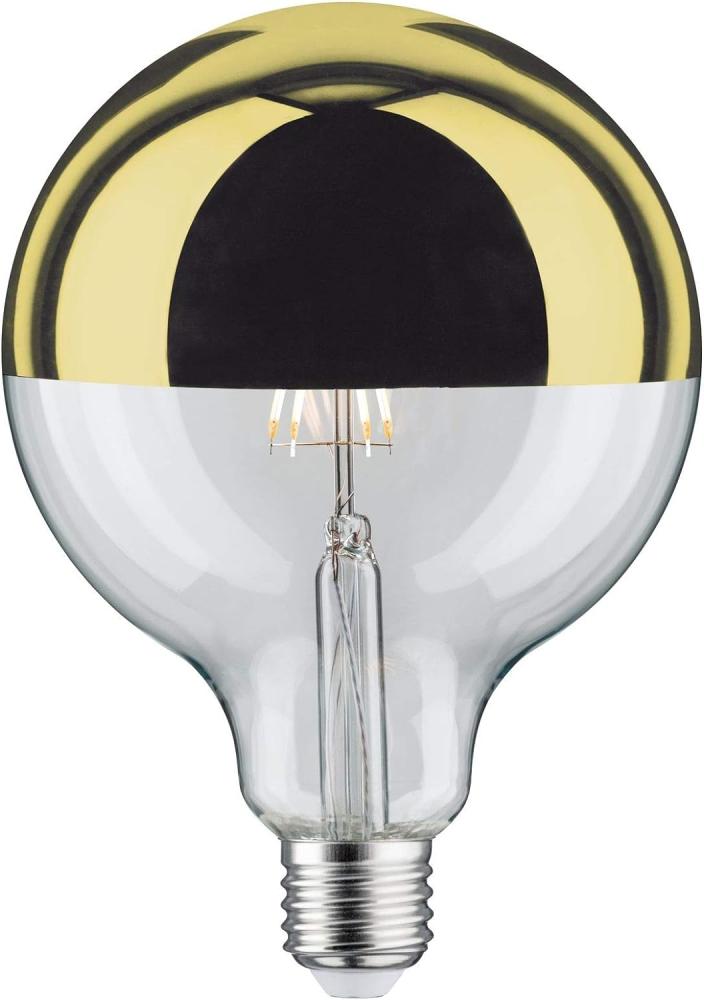 Paulmann 28678 LED Globe 6,5 Watt E27 Kopfspiegel Gold Warmweiß dimmbar Bild 1