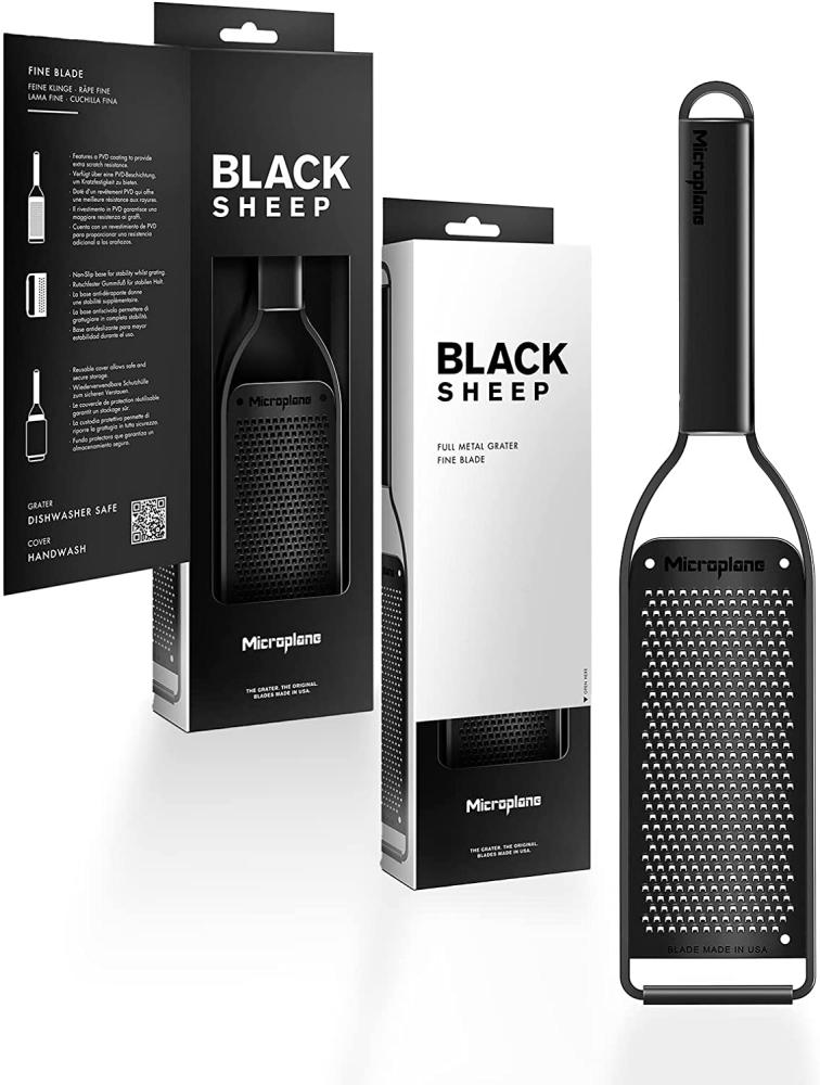 Microplane Reibe fein Black Sheep schwarz Bild 1