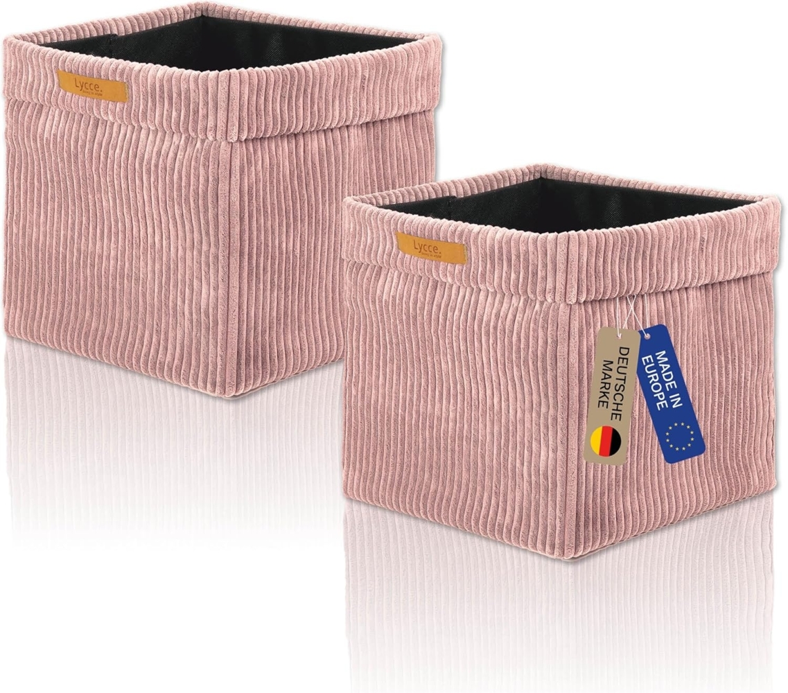 Lycce Regalkorb Lycce Kallax Boxen Cord, faltbare Aufbewahrungsboxen 33x33xH31cm (2 St) Bild 1