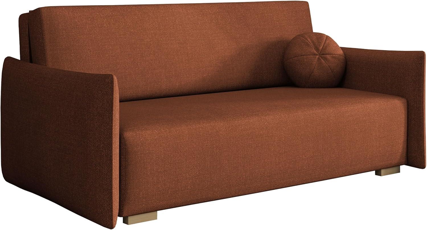 Sofa Viva Glov IV mit Schlaffunktion, 3 Sitzer Schlafsofa mit Bettkasten (Farbe: Soul 08) Bild 1