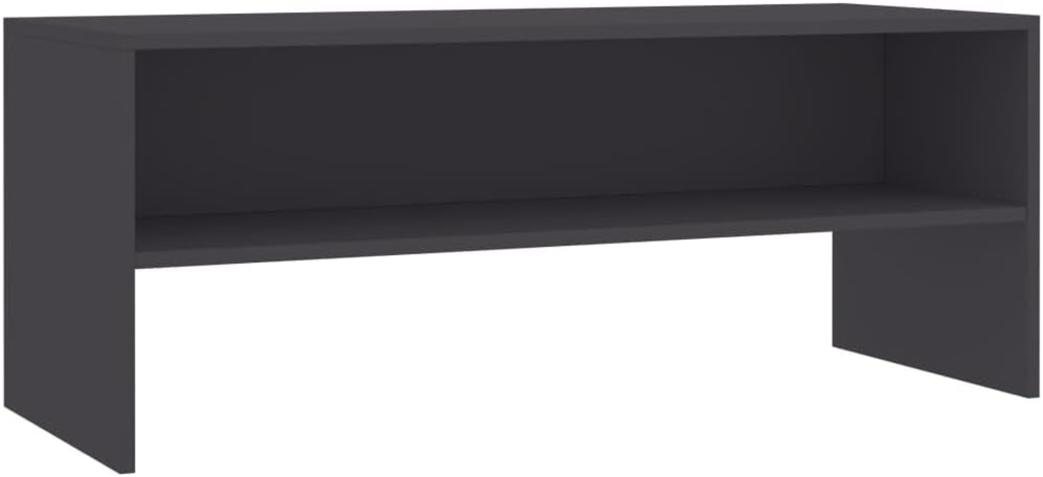 vidaXL TV-Schrank Grau 100 x 40 x 40 cm Spanplatte Bild 1