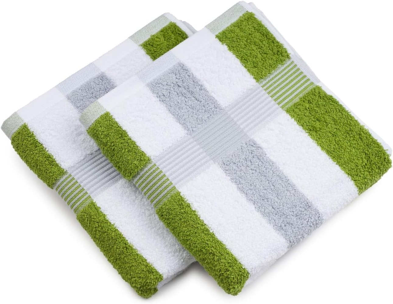 Gözze Handtücher New York, Walkfrottee (2-St), im Set, gestreift, mit strukturierter Borte Bild 1