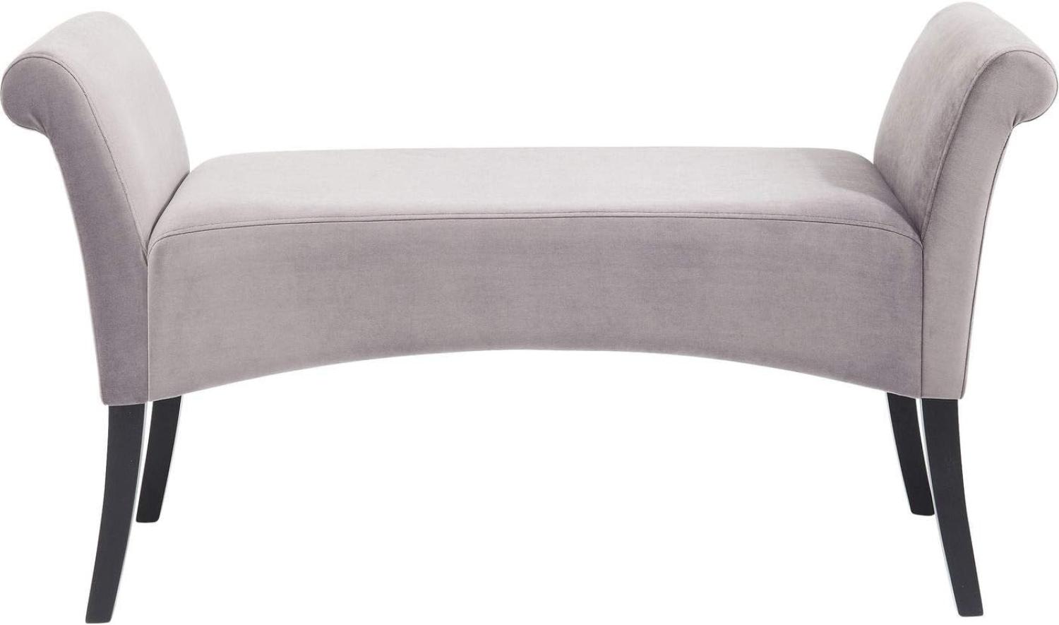 Kare Design Bank Motley Velvet Silvergrey, 62x107x38cm Bild 1