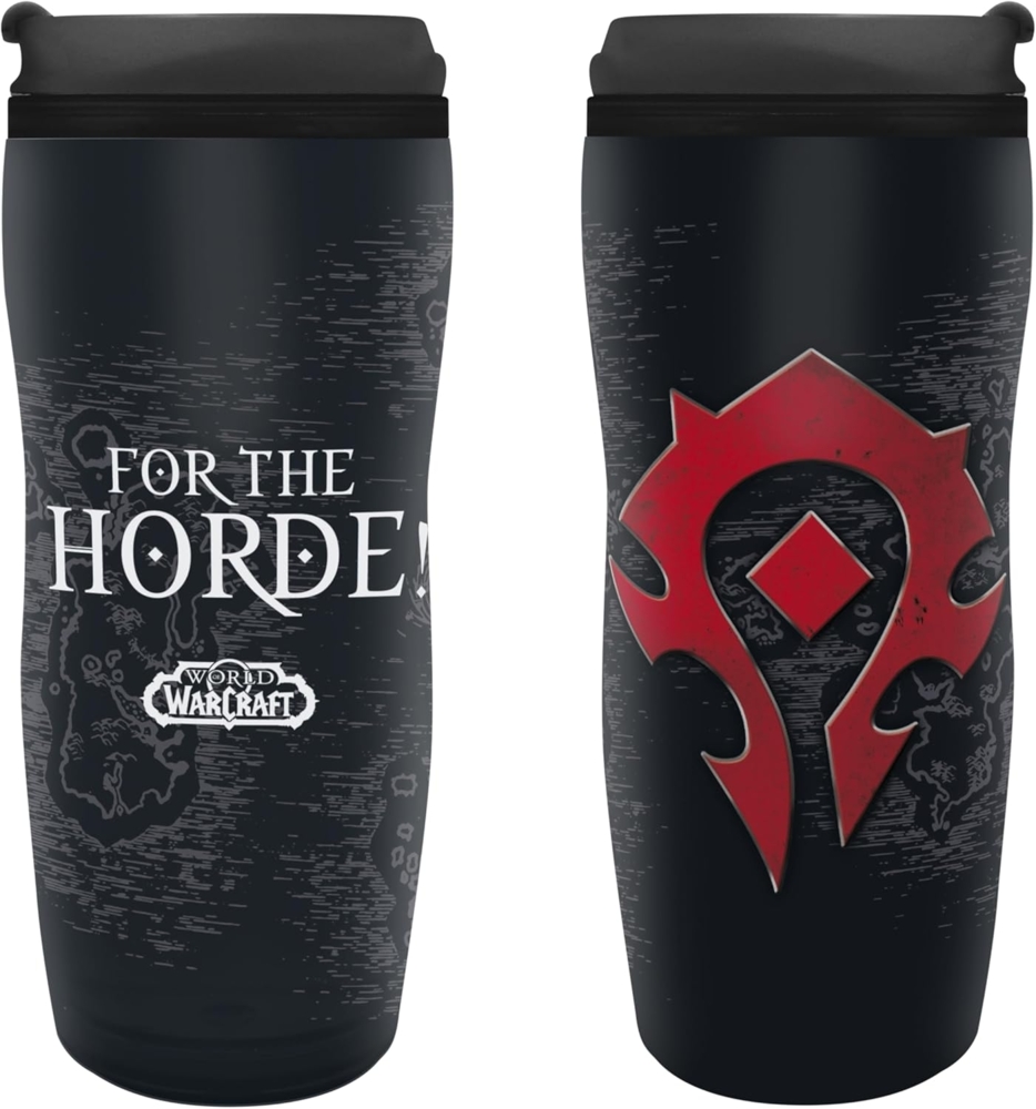 ABYstyle Tasse WORLD OF WARCRAFT - Travel Tasse/Becher Horde Bild 1