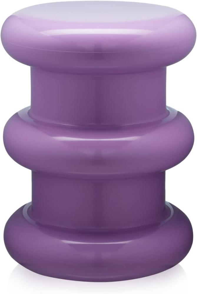 Kartell Säule Hocker, Violett, 35 x 46 cm Bild 1