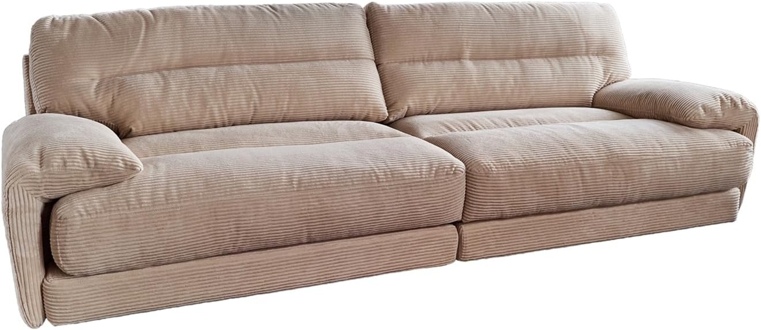 KAWOLA Sofa CINE, XXL-Sofa 3-Sitzer Cord verschiedene Farben Bild 1