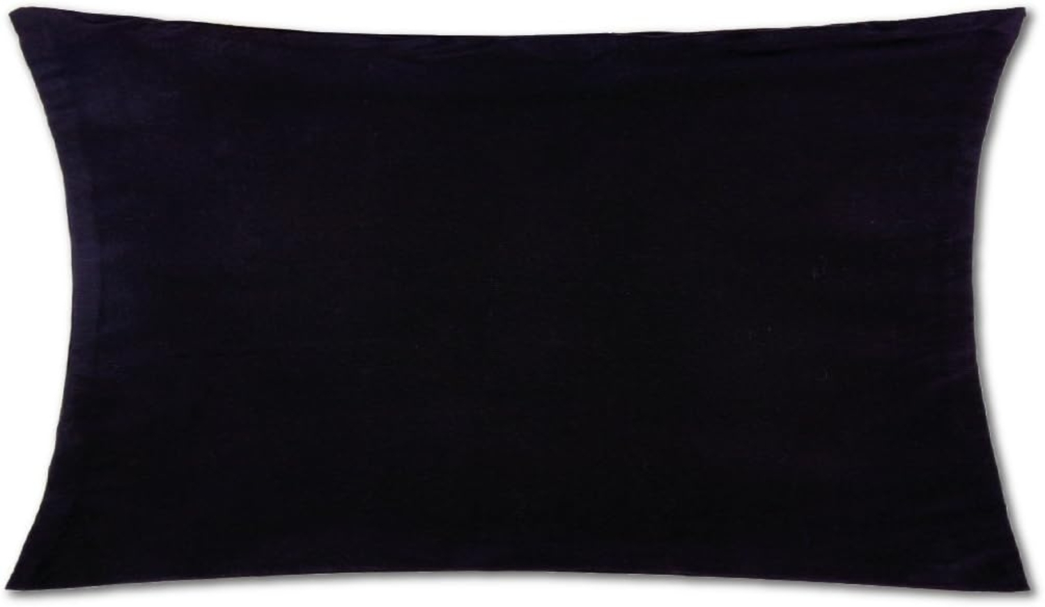 Kissenhülle Dekokissen Kissenbezug Microfaser - viele Größen und Farben Schwarz 30 x 50 cm Bild 1