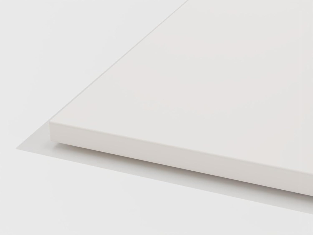 BISLEY Desktop, melaminharzbeschichtete MFC Tischplatte, mit 2 mm ABS Kante, DT251206005, H: 25 x B:1200 x T:600 mm, 007 lichtgrau Bild 1