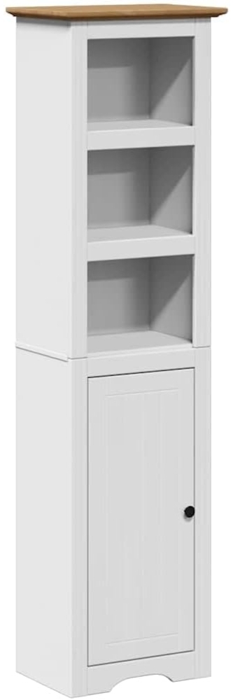 Badschrank BODO Weiß und Braun 44x30x160 cm 4016861 Bild 1