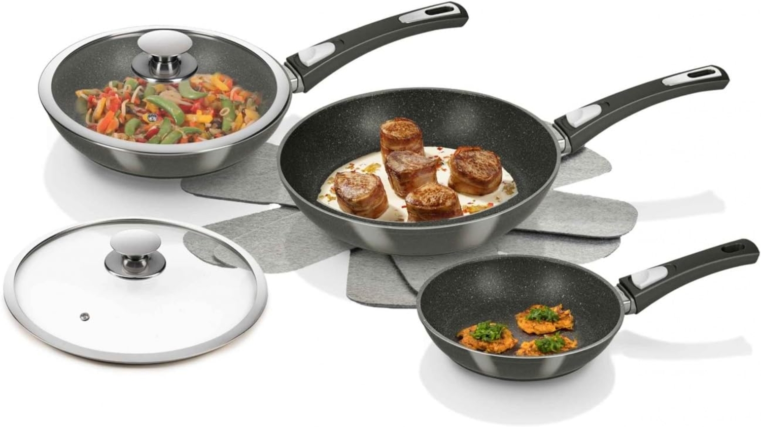 Genius - Bonafit Diamant Edition Pfannen-Set beschichtet 7-tlg. Induktion 24540 Bild 1
