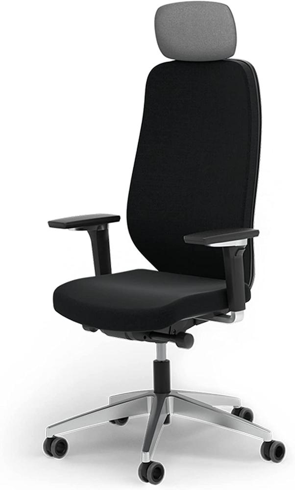 Ergotopia® MasterBack Executive ergonomischer Bürostuhl mit 3D Neigungsmechanik - Premium Schreibtischstuhl Made in Germany mit Lordosenstütze, Synchronmechanik & verstellbaren 5D Armlehnen Bild 1