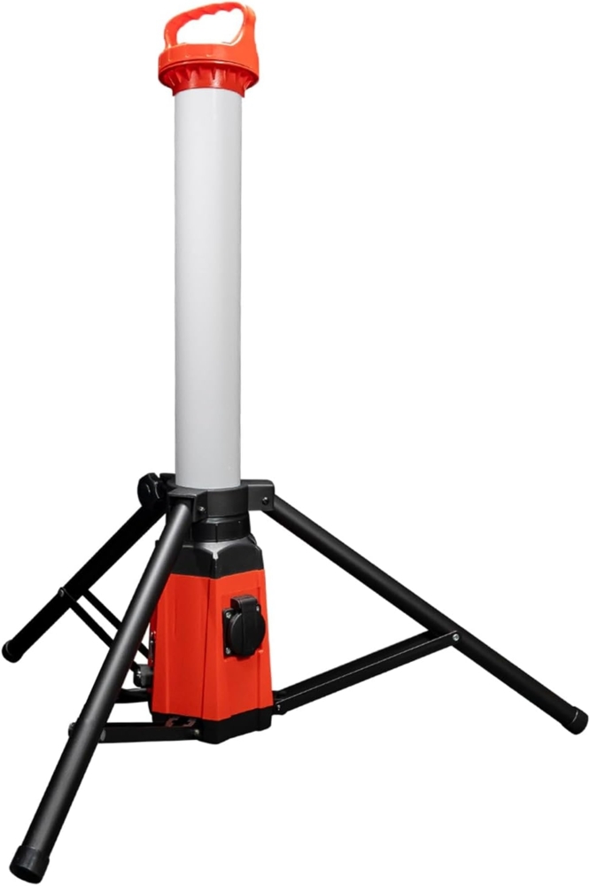 Grafner LED Baustrahler Arbeitsstrahler 360° Baustellenleuchte Standleuchte IP44 3800Lm, LED fest integriert, Standleuchte Bild 1