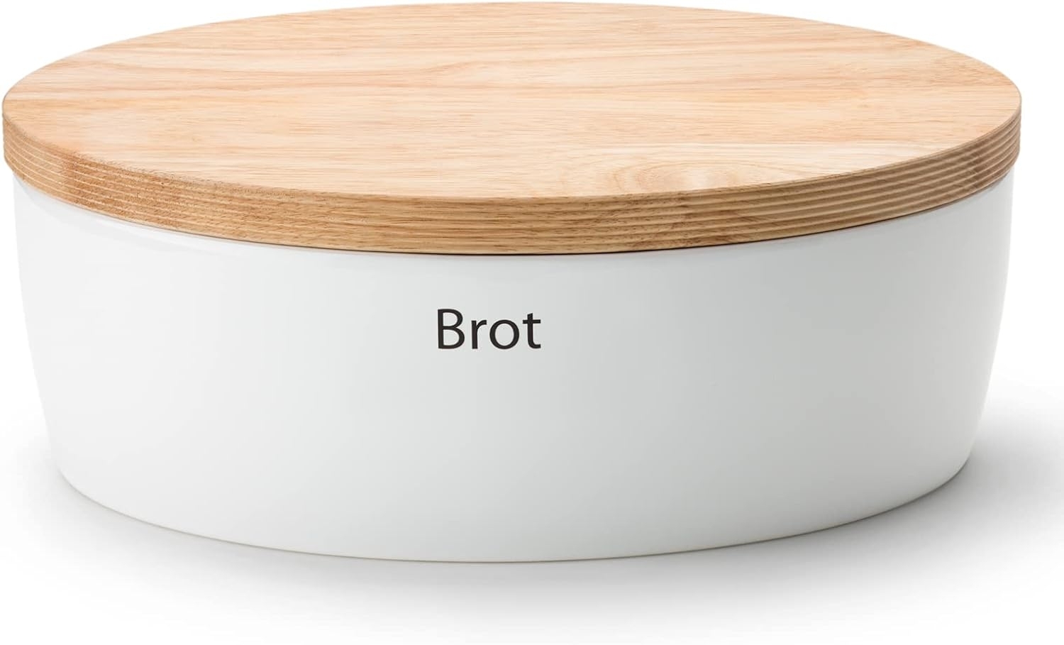 Continenta Brottopf oval mit Holzdeckel 36x23x13,5 cm Bild 1