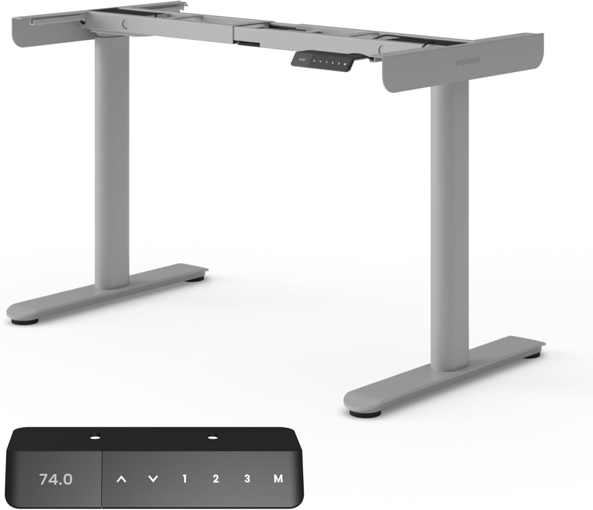 Ergotopia Schreibtisch Desktopia One (elektrisch höhenverstellbarer Schreibtisch Gestell), elektrisch höhenverstellbares Tischgestell Bild 1