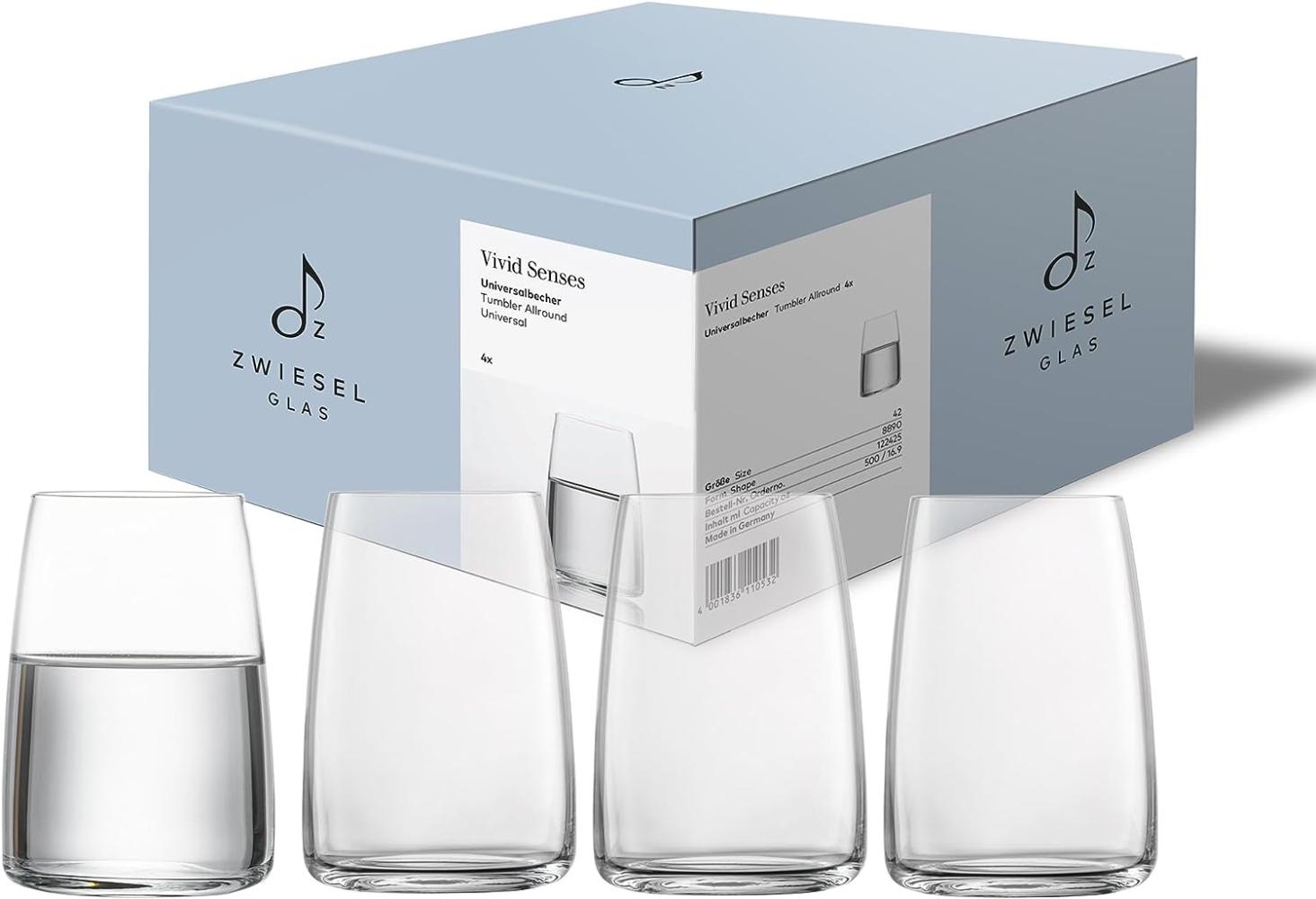 Zwiesel Glas VIVID SENSES Universal-Becher 4er Set Bild 1