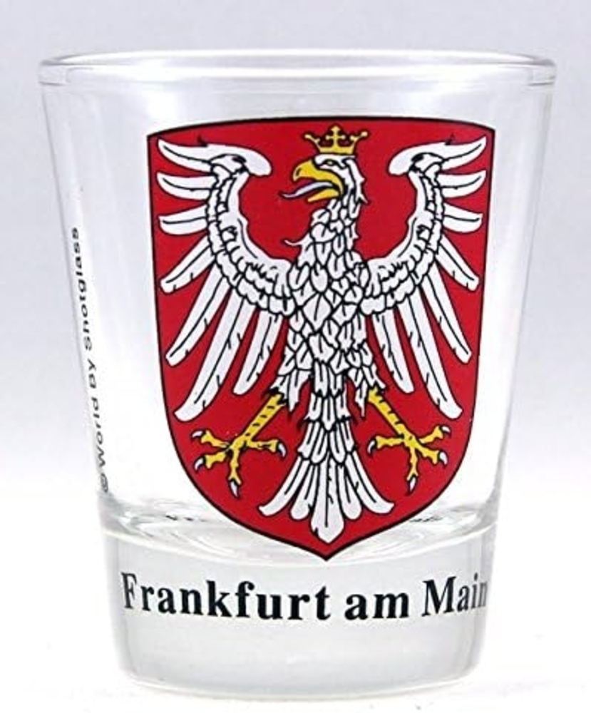 Francfort-sur-le-Main, Allemagne Blason Verre à Shot Bild 1