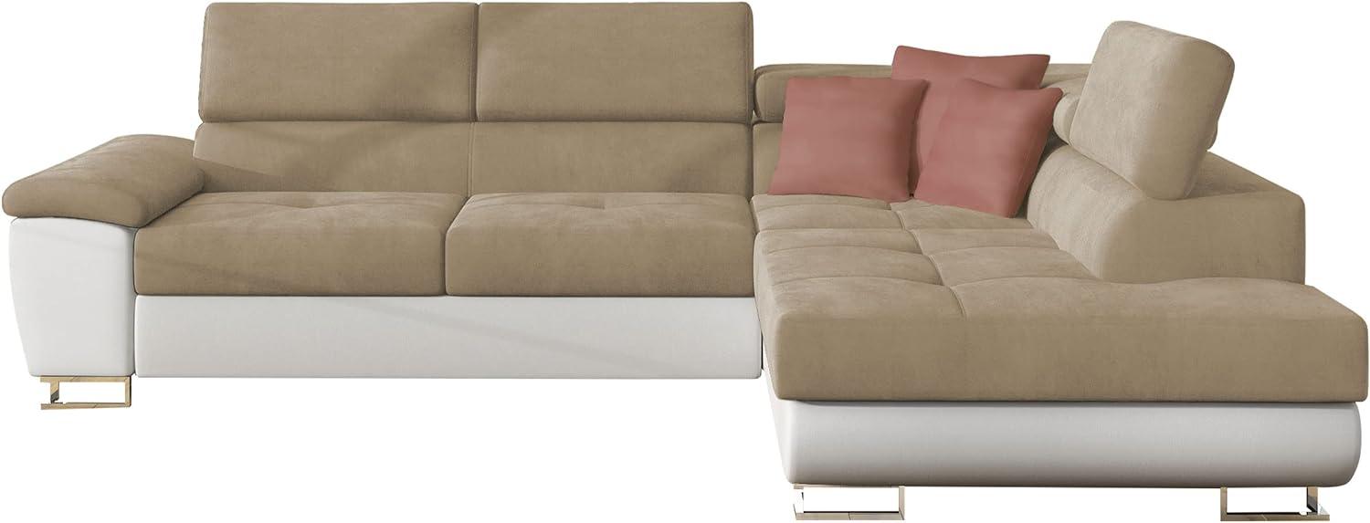 Ecksofa Cotere (Soft 017 + Uttario Velvet 2979 + 2955, Seite: Rechts) Bild 1