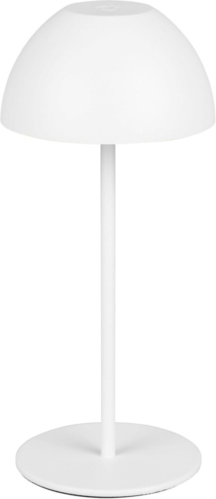 Akku LED Tischleuchte ORTIZ kabellos für Innen & Außen, Weiß - 20cm klein Bild 1