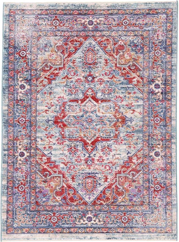 carpetfine Teppich Phoenix, rechteckig, Höhe: 6 mm, Vintage Look, Wohnzimmer Bild 1