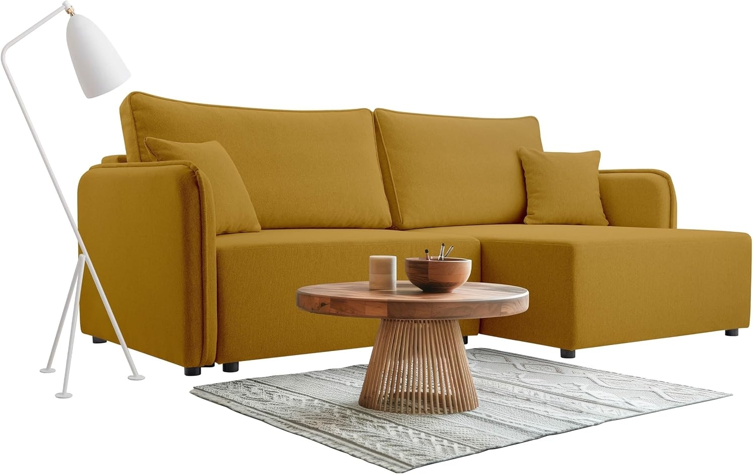 Ecksofa Maylana (Farbe: Velo 626, Seite: Rechts) Bild 1