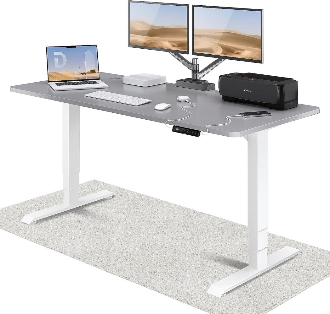 Höhenverstellbarer Schreibtisch (180 x 80 cm) - Schreibtisch Höhenverstellbar Elektrisch mit Flüsterleisem Dual-Motor & Touchscreen - Hohe Tragfähigkeit - Stehtisch von Desktronic Bild 1