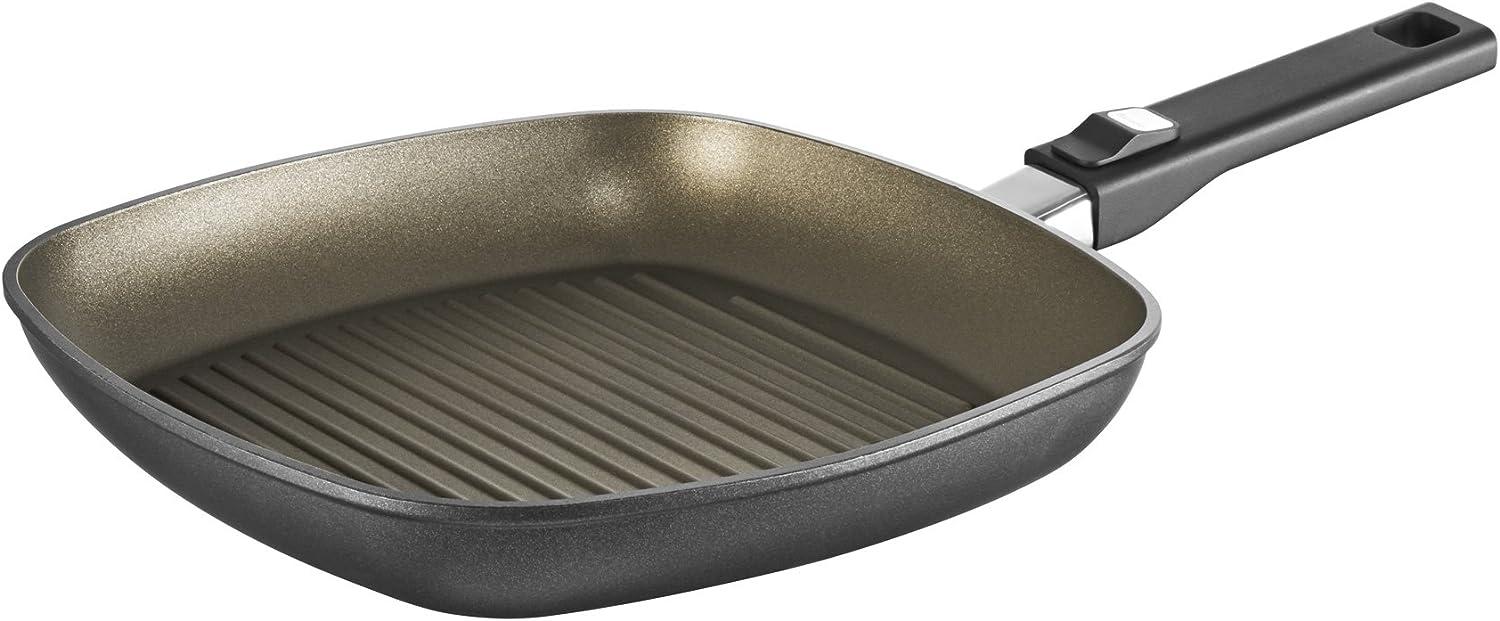 Berndes Vario Click Induction Plus Grillpfanne, Pfanne, Antihaftversiegelung, Aluminium, 30 x 30 cm, 031598 Bild 1