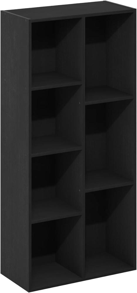 Furinno Luder 7-Cube Wende-Offenes Regal, Schwarzholz Bild 1