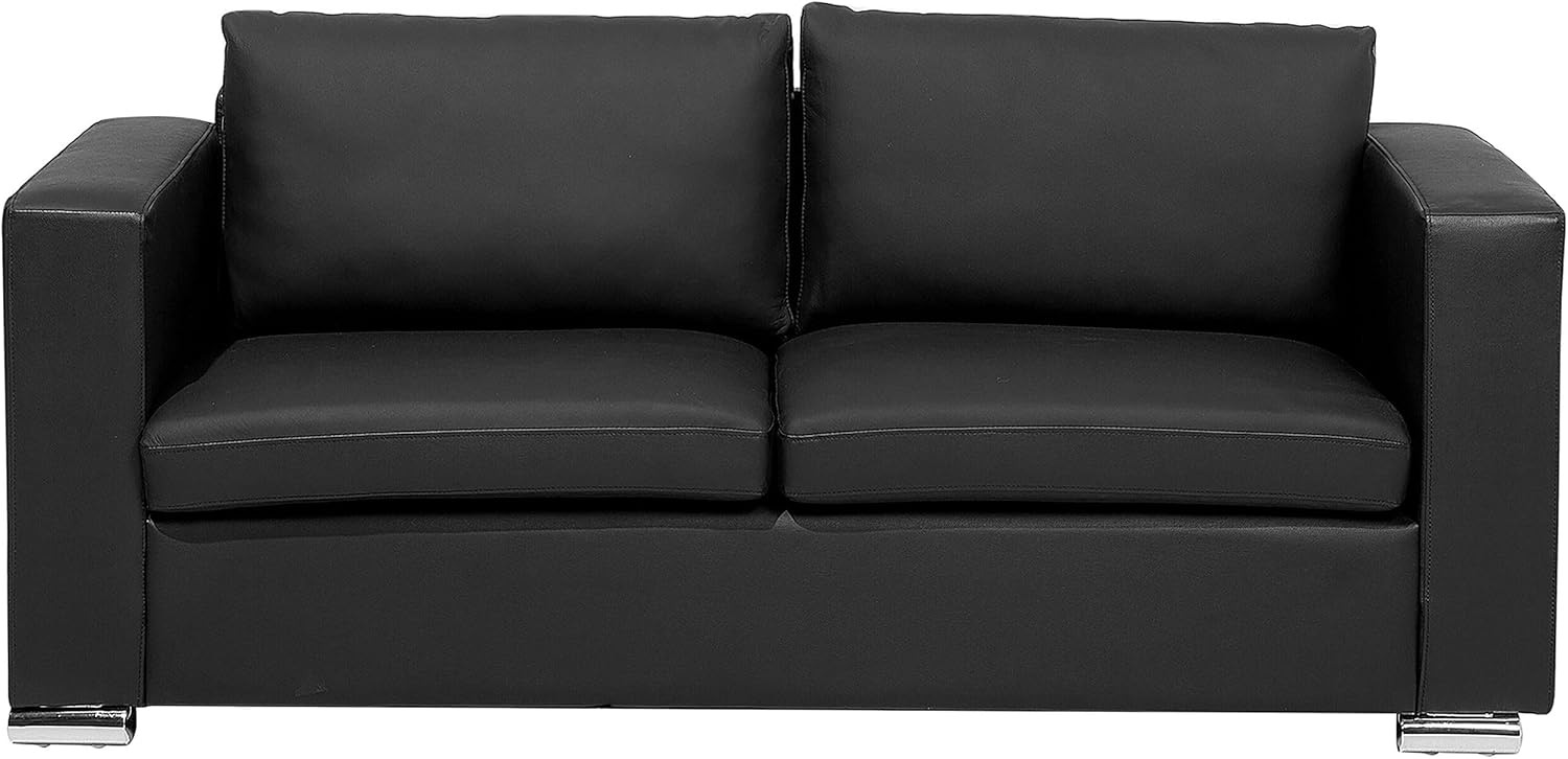 3-Sitzer Sofa Leder schwarz HELSINKI Bild 1