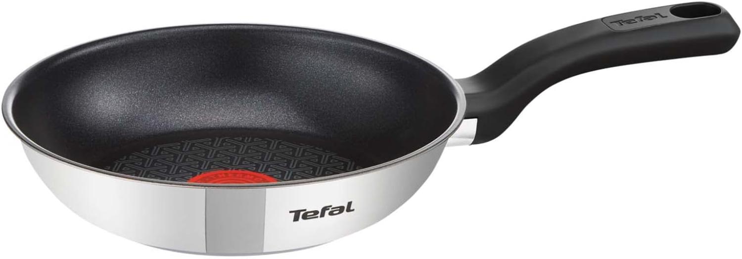 Tefal Comfort Max Bratpfanne 20 cm, hochwertiger Edelstahl, Thermo-Spot, Antihaftbeschichtung, Induktion G7260244 Bild 1