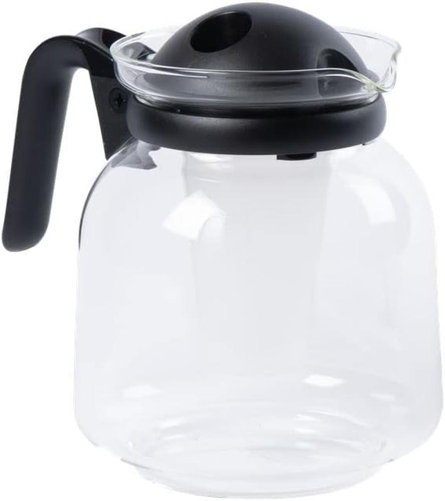 Fackelmann Kaffeekanne 1,5 L Aus Glas, Schwarz Und Transparent Bild 1