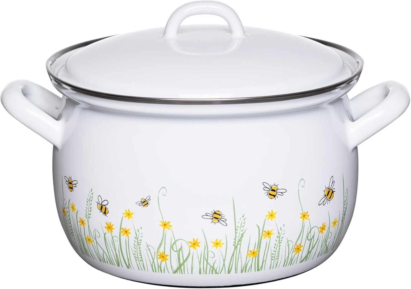 Riess Fleischtopf mit Deckel 18cm 2.5 Liter BIENE Bild 1