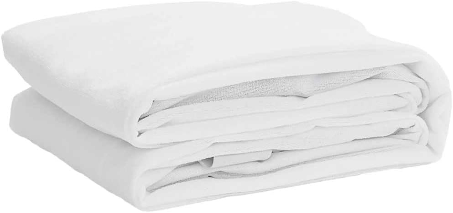 vidaXL Matratzenschoner Weiß 80x200 cm Wasserdicht 4100167 Bild 1