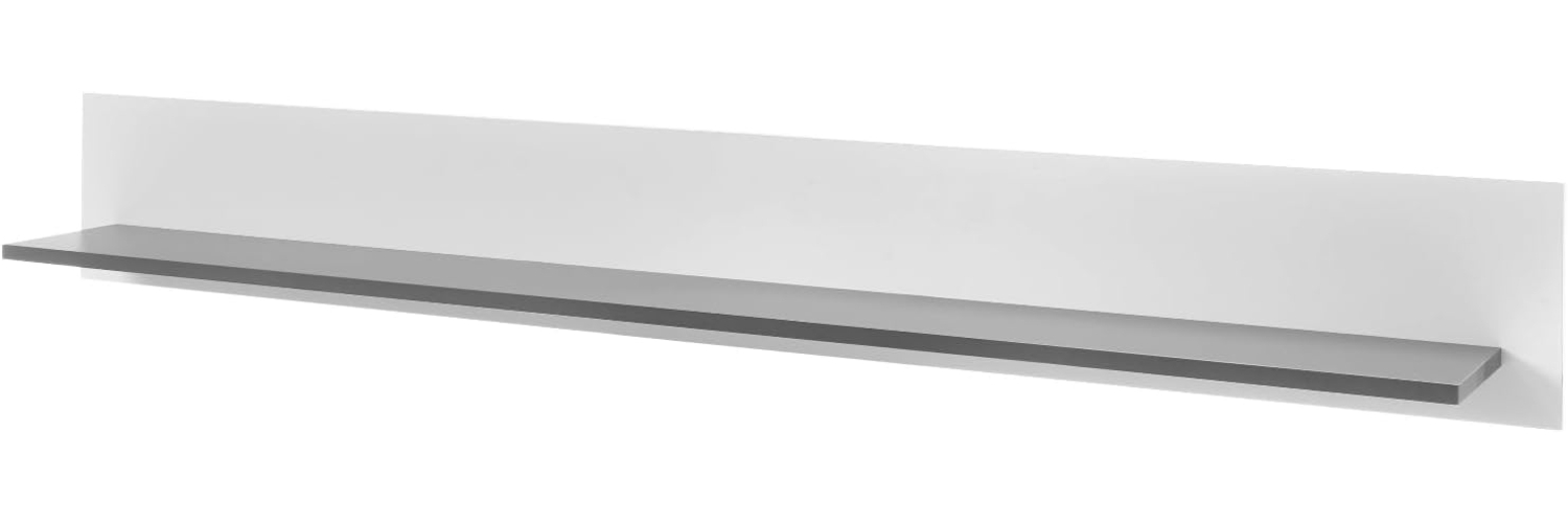 Wandboard Rooky in weiß und anthrazit 160 cm Bild 1