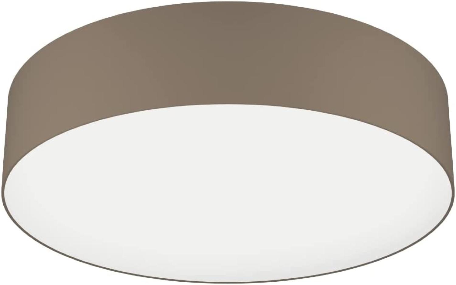 Eglo 900441 Deckenleuchte ROMAO-Z Textil, Kunststoff taupe, weiss LED 35W 2700-6500K H:15cm Ø57cm dimmbar mit Connect-Z Funktion Bild 1