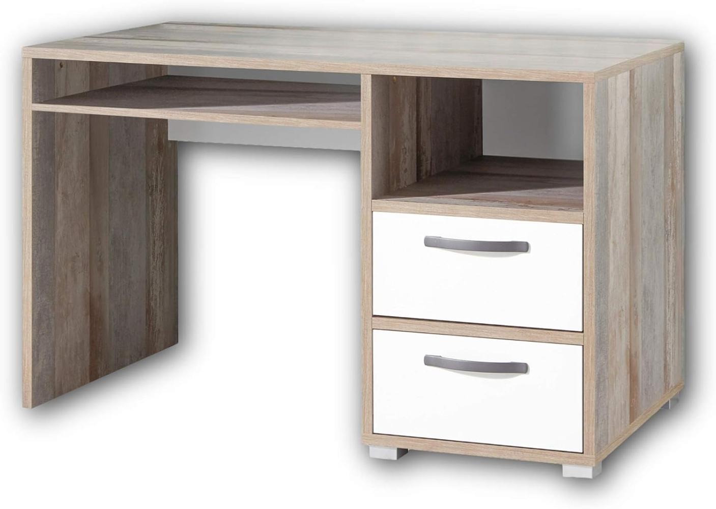 Bega 'Moon' Schreibtisch driftwood/weiß Bild 1