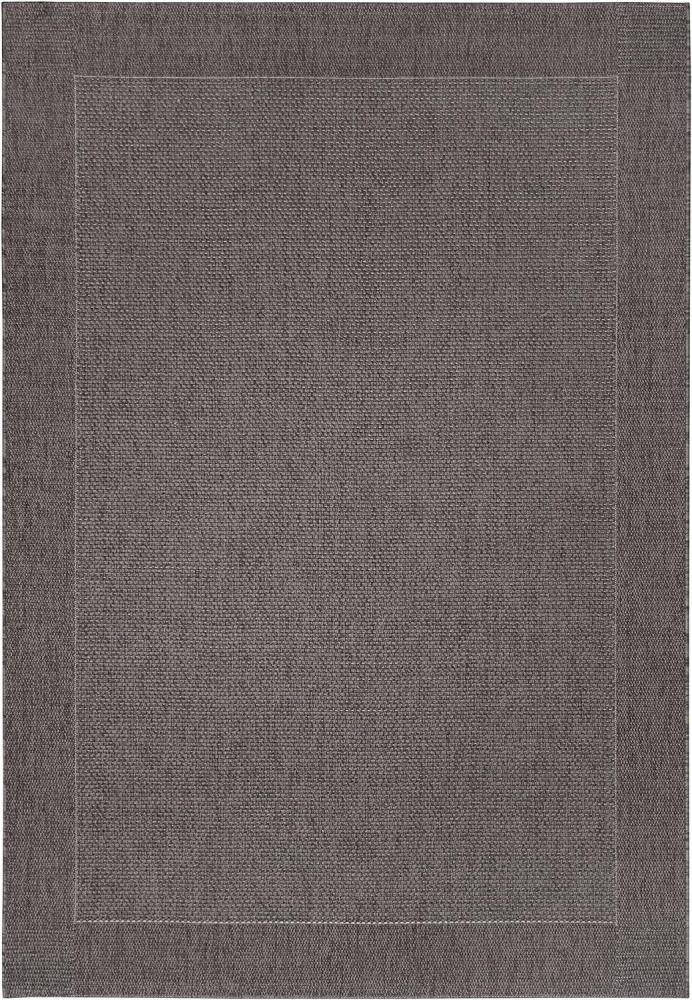 In- und Outdoor Teppich Vena Taupe Anthrazit - 80x150x0,8cm Bild 1