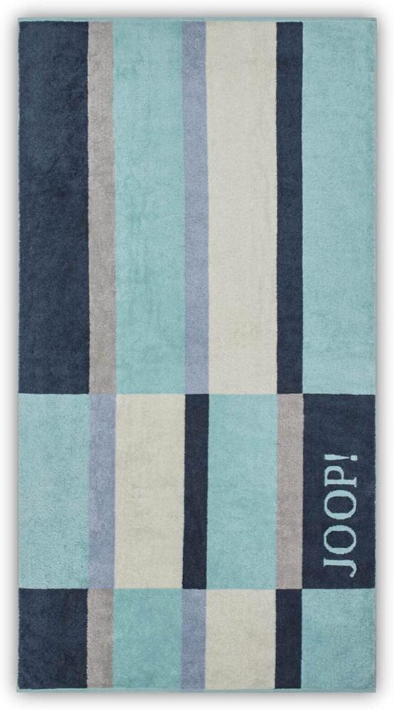 Joop! Duschtuch Badetuch 80x150 Shades Checked 1688-11 aqua blau Bild 1