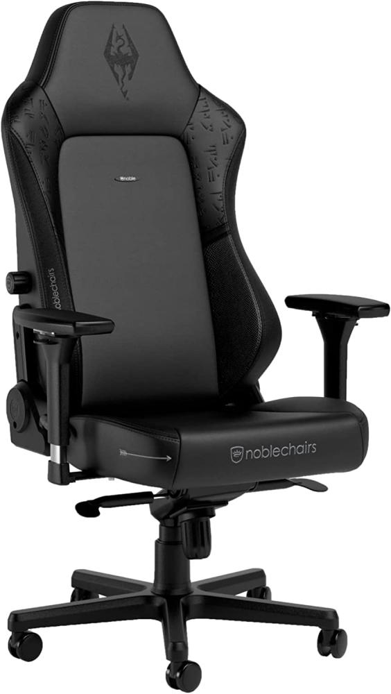 noblechairs Hero Komfortabler und Langlebiger Gaming-Stuhl, Perfekt Optimierte Ergonomie des Stuhls Sorgt für Hohen Sitzkomfort, Belastbarkeit 150 kg - The Elder Scrolls V Skyrim Anniversary Edition Bild 1